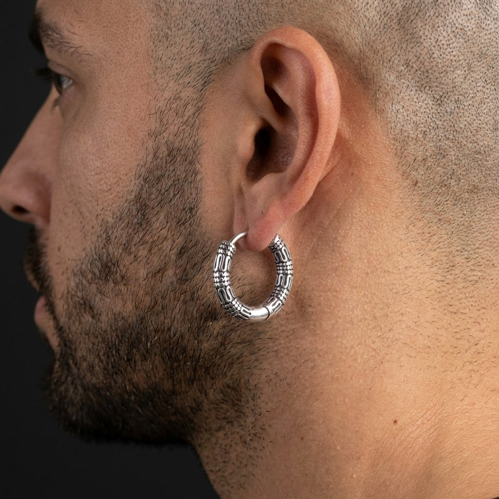 ORMR — Serpent Scale Hoop Earrings