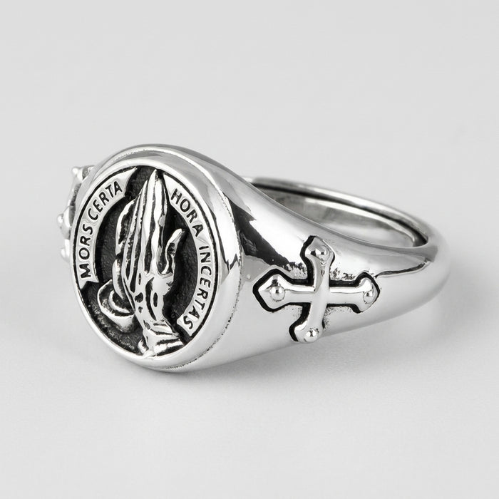 MEMENTO MORI — Handmade 925 Sterling Silver Ring