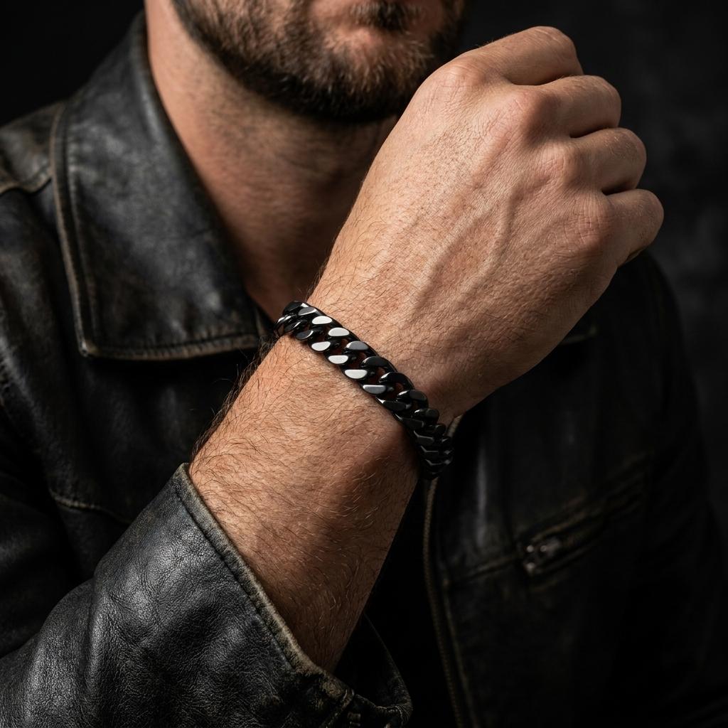 MÖRK — Braided Steel Bracelet