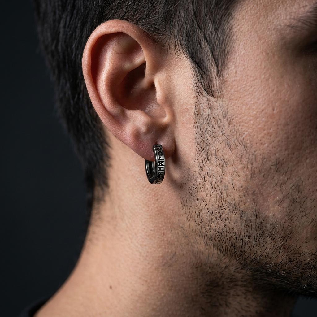 RÚNAR — Viking Rune Earrings