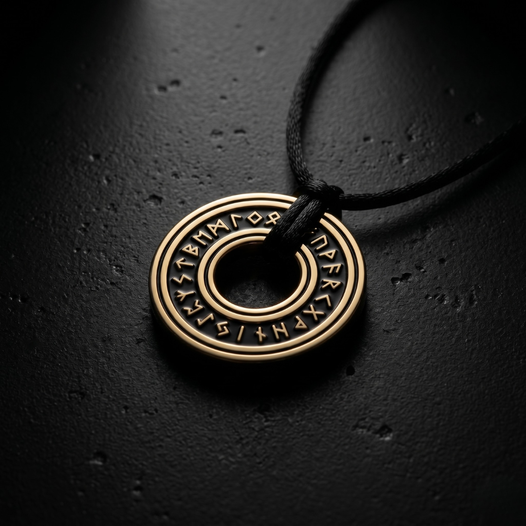 EIÐHRINGR — Runic Circle Pendant