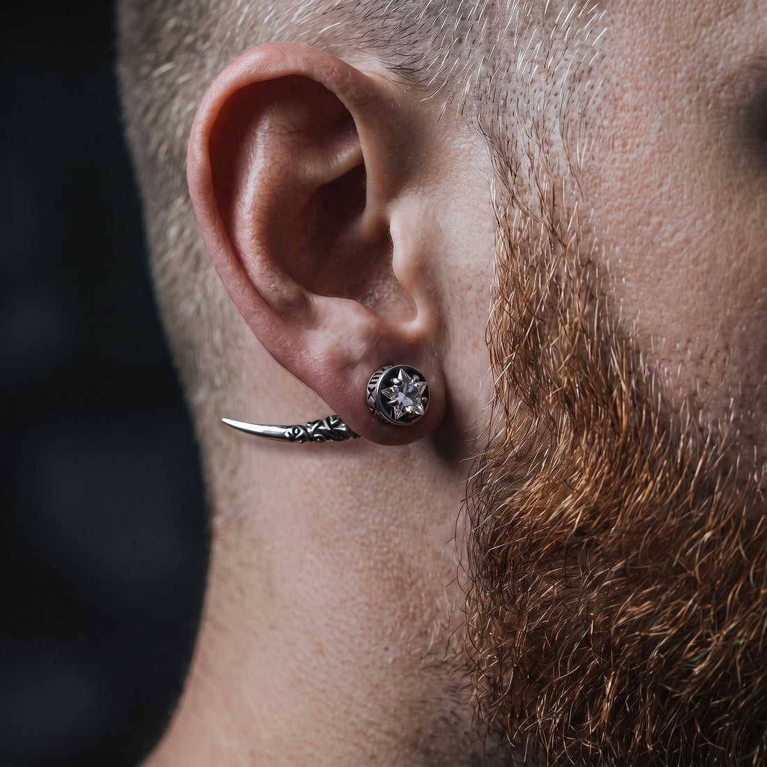 VÍGTÖNN — Star & Fang Studs — North Hoard (3)